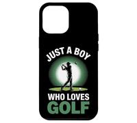 Funny Just A Boy Who Loves Golf Golfer Life Passion Case for iPhone 12 Pro Max