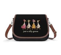 Funny Just A Silly Goose Fashion Women's Purse Handbag Shoulder Bag