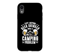 Funny Just Another Beer Drinker with a Camping Problem Case for iPhone XR