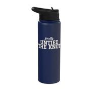 Funny Just Divorce New Beginning Party Untied The Knot Stainless Steel Insulated Water Bottle
