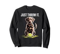 Funny Just Throw Labrador Jumper Sweatshirt