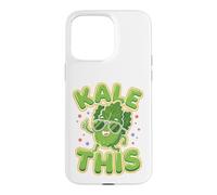 Funny Kale This Vegan Plant Based Vegetable Design Case for iPhone 15 Pro Max