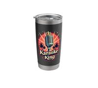 Funny Karaoke King for Karaoke Lovers Stainless Steel Insulated Tumbler