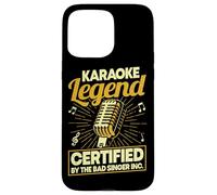 Funny Karaoke Legend Karaoke Singer Case for iPhone 15 Pro Max