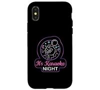 Funny Karaoke night singer Case for iPhone X/XS
