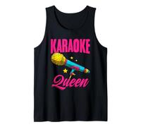 Funny Karaoke Queen Singing KTV Night Vocalists Tank Top