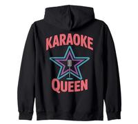 Funny Karaoke Singing Prize For Women Zip Hoodie