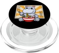 Funny Kawaii Girls Boys Mens Womens Kids Ramen Hippo Lover PopSockets PopGrip for MagSafe