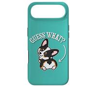 Funny Kawaii Guess What Butt Black Tricolor Corgi Lover Case for iPhone Air