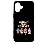 Funny Kawaii Ice Cream Best Friends Chillin Since Forever Case for iPhone 16
