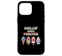 Funny Kawaii Ice Cream Best Friends Chillin Since Forever Case for iPhone 16 Pro Max