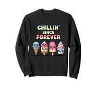 Funny Kawaii Ice Cream Best Friends Chillin Since Forever Sweatshirt