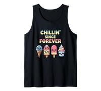 Funny Kawaii Ice Cream Best Friends Chillin Since Forever Tank Top