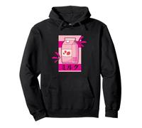 Funny Kawaii Japanese Strawberry Milk Shake Carton Milkshake Pullover Hoodie