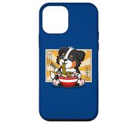Funny Kawaii Kids Ramen Tricolor Australian Shepherd Lover Case for iPhone 12 mini