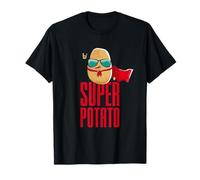 Funny Kawaii Super Potatoes Anime Outfit Graphic Designs T-Shirt