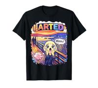 Funny Kawaii The Scream by Munch I Arted Art Teacher T-Shirt