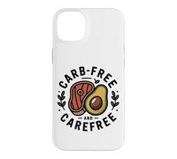 Funny Keto Carb- Free And Carefree Case for iPhone 14 Plus