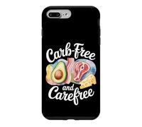 Funny Keto Carb- Free And Carefree Case for iPhone 7 Plus/8 Plus