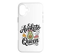 Funny Keto Diet Avocado Case for iPhone 16 Plus