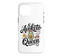 Funny Keto Diet Avocado Case for iPhone 16 Pro Max