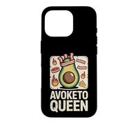 Funny Keto Diet Avocado Vintage Case for iPhone 16 Pro