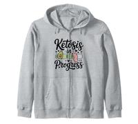 Funny Keto Ketosis In Progress Zip Hoodie