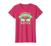 Funny Key Lime Pie T-Shirt, Women, Red Heather, Small