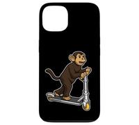 Funny Kick Scooter Monkey E-Scooting Ride Funny Rider Case for iPhone 13