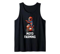 Funny Kid Aura Farming on Motorbike Funny Indonesian Meme V2 Tank Top