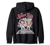 Funny Kids Astronomy Astrophysics Astronauts Zip Hoodie
