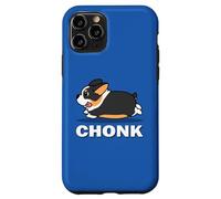 Funny Kids Kawaii Fat Chonk Black Tricolor Corgi Dog Lover Case for iPhone 11 Pro