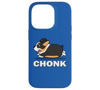 Funny Kids Kawaii Fat Chonk Black Tricolor Corgi Dog Lover Case for iPhone 14 Pro