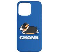 Funny Kids Kawaii Fat Chonk Black Tricolor Corgi Dog Lover Case for iPhone 15 Pro Max