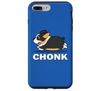 Funny Kids Kawaii Fat Chonk Black Tricolor Corgi Dog Lover Case for iPhone 7 Plus/8 Plus