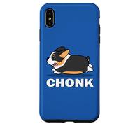Funny Kids Kawaii Fat Chonk Black Tricolor Corgi Dog Lover Case for iPhone XS Max