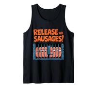 Funny Kier Starmer Parody Release The Sausages Tank Top