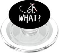 Funny Killer Cat Halloween Dark Humor Cat Lover Cat Mom Dad PopSockets PopGrip for MagSafe
