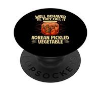 Funny Kimchi Korean Cuisine Lover PopSockets Adhesive PopGrip
