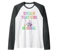 Funny KINDERGARTEN TEACHERS ARE MAGICAL I'm Unicorn Squad Raglan Baseball Tee