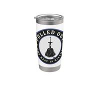 Funny King Arthur Excalibur Pun Stainless Steel Insulated Tumbler