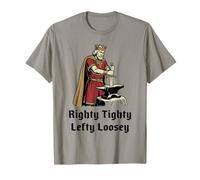 Funny King Arthur Excalibur Sword Righty Tighty T-Shirt