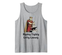 Funny King Arthur Excalibur Sword Righty Tighty Tank Top