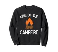 Funny King of the Campfire for the Outdoor Camper Sweatshirt