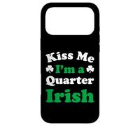 Funny Kiss Me I’m A Quarter Irish Case for iPhone 17 Pro Max