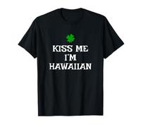 Funny Kiss Me I'm Hawaiian St. Patrick's Day Irish Hawaii T-Shirt