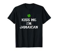 Funny Kiss Me I'm Jamaican St. Patrick's Day Irish Jamaica T-Shirt