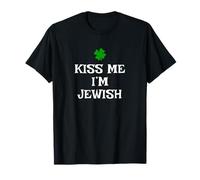 Funny Kiss Me I'm Jewish St. Patrick's Day Irish T-Shirt