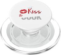 Funny Kiss The Culinary Chef Cook Baker T-Shirt PopSockets PopGrip for MagSafe