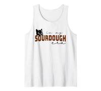 Funny Kitten Baker Sourdough Tank Top